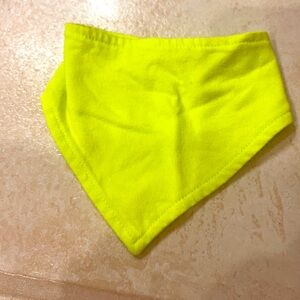 Neon Green/Yellow Pet Bandanna - Size Small